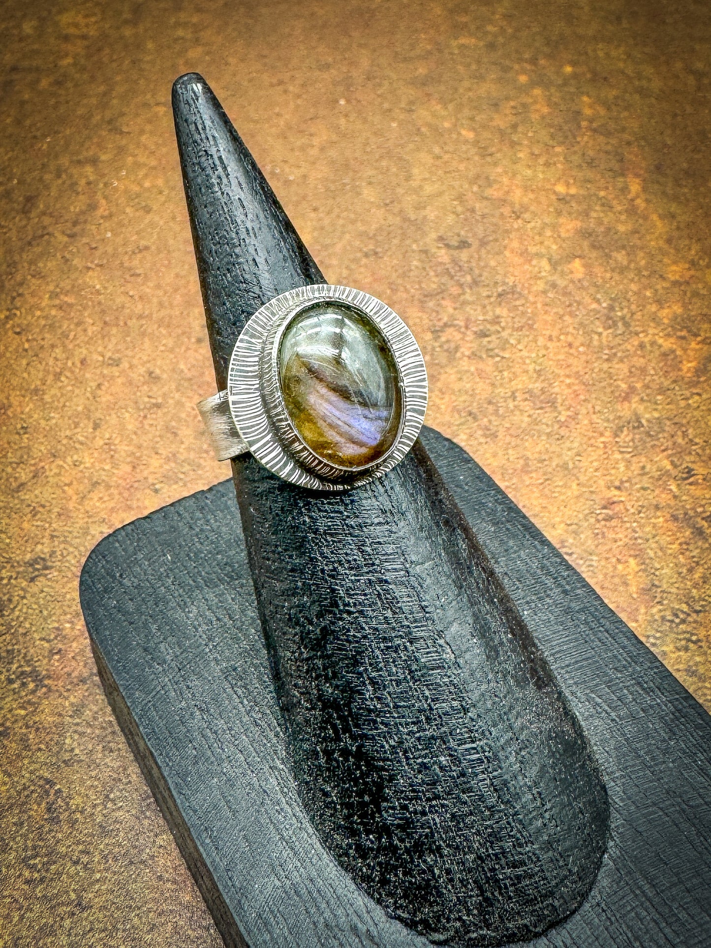 Labradorite Sunrise 2, size 6 3/4