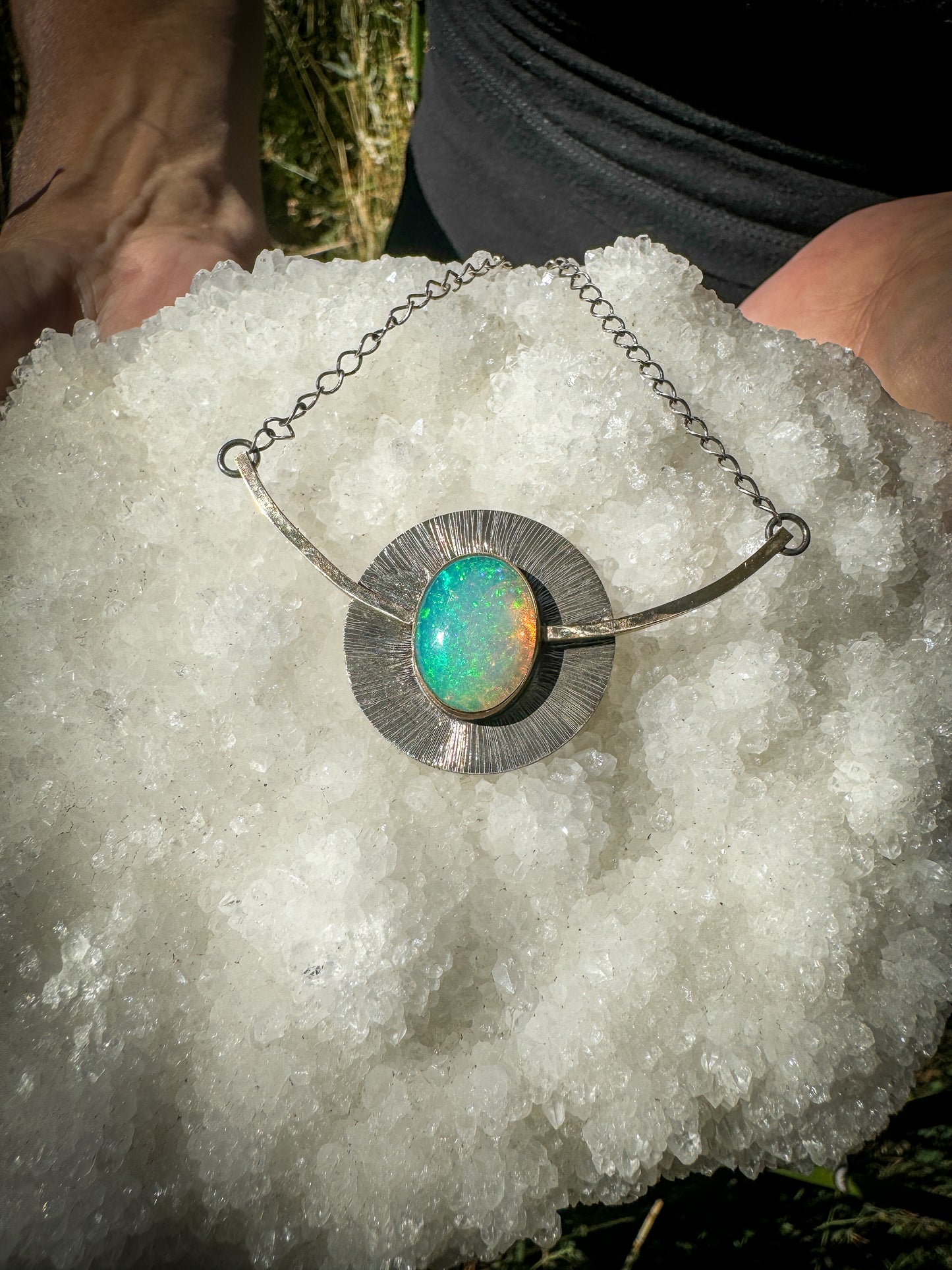 Eye of Schmieg Opal pendant