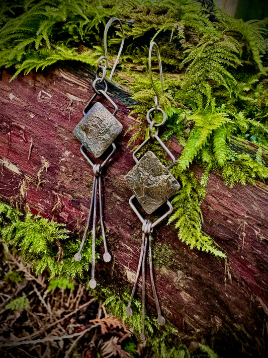 Reticulated Dangler earrings