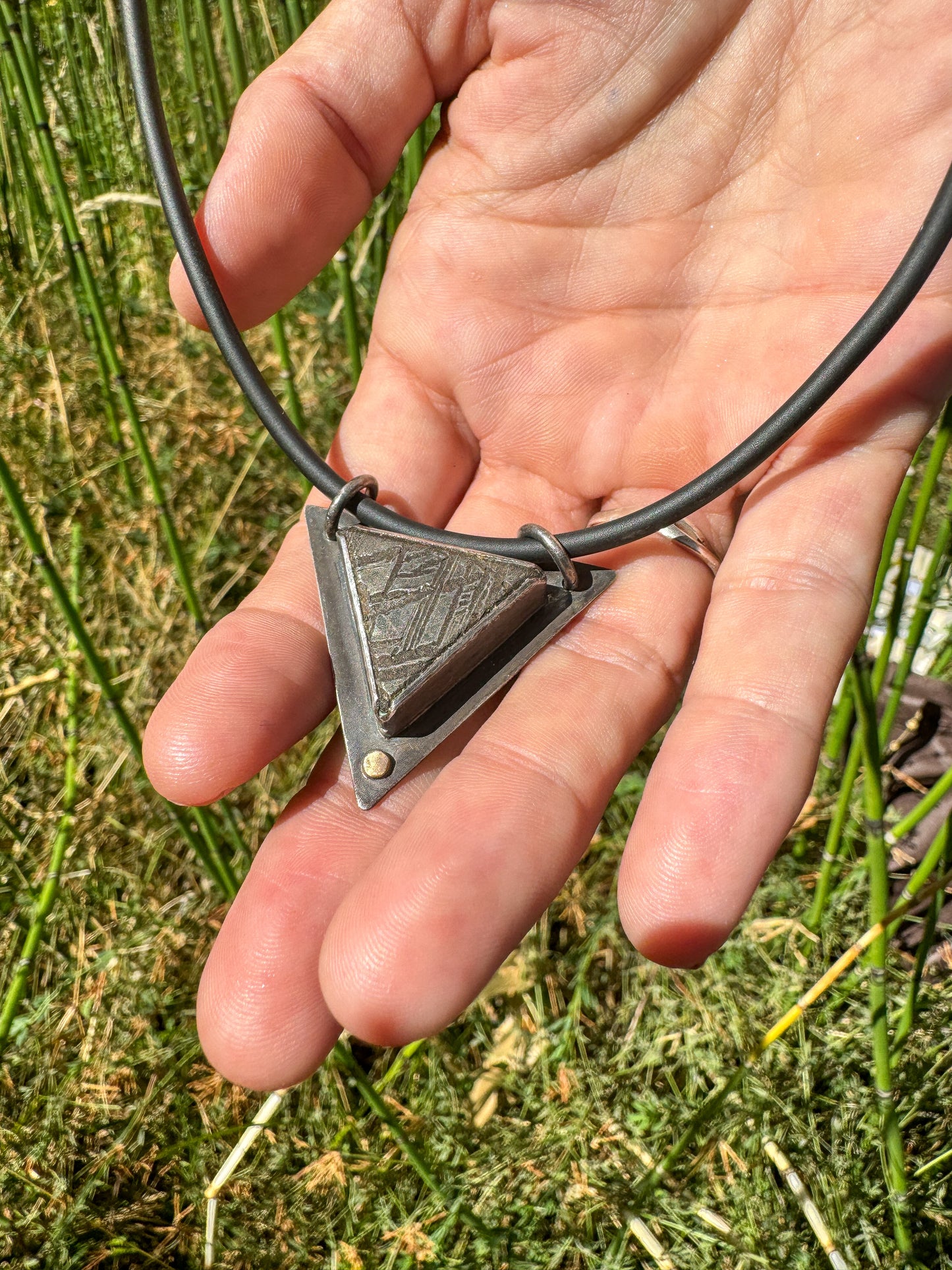 Meteorite pendant