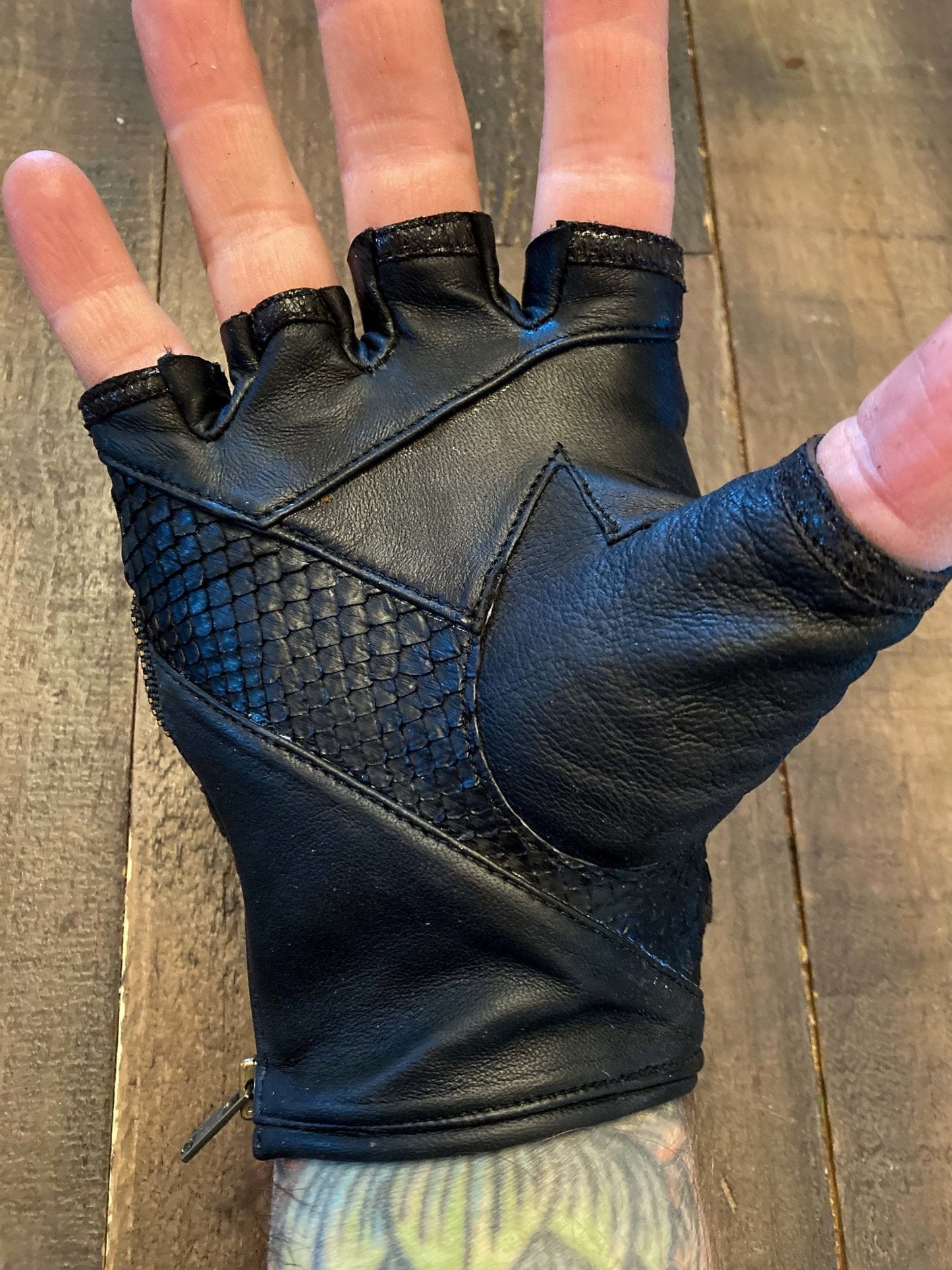 Cloudbreaker gloves - anahata designs fingerless leather gloves